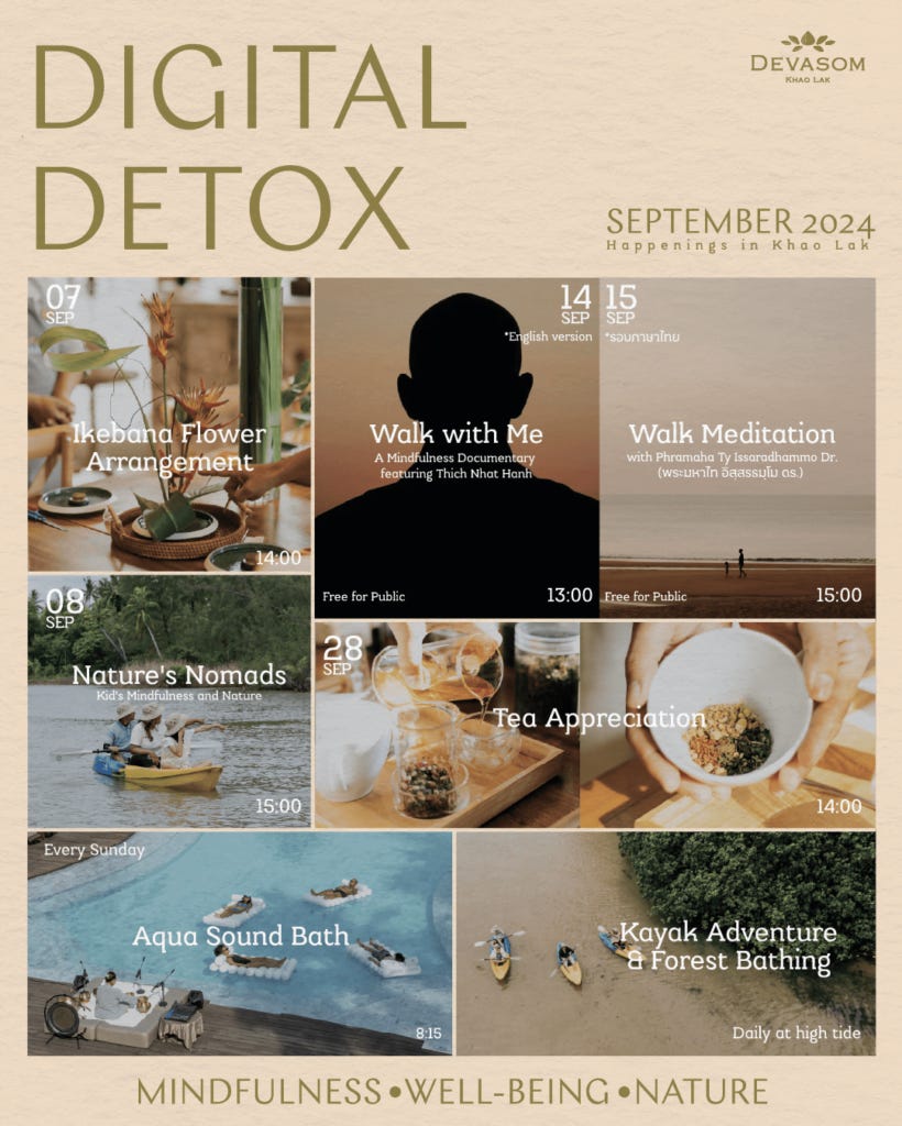 Digital Detox - Disconnect to Reconnect - Devasom Khao Lak