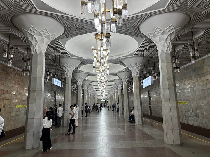 The metro in Tashkent