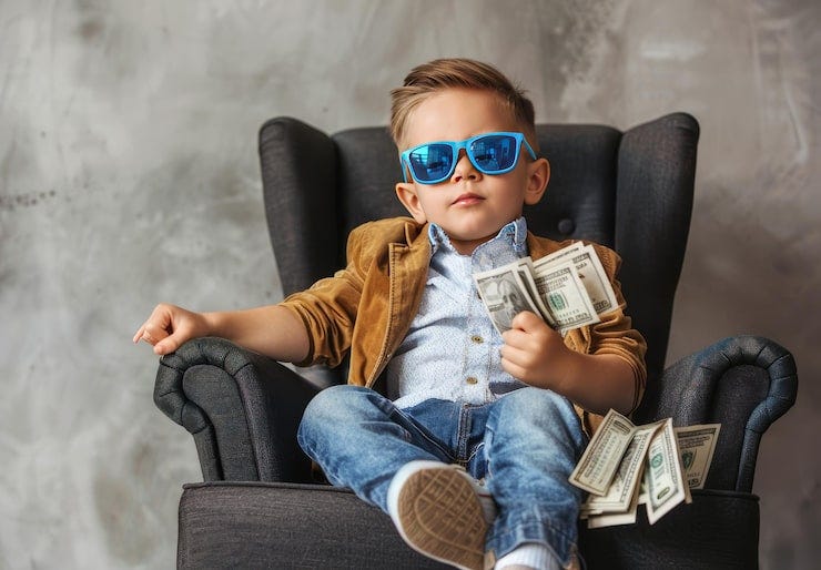 Hijos jubilados millonarios