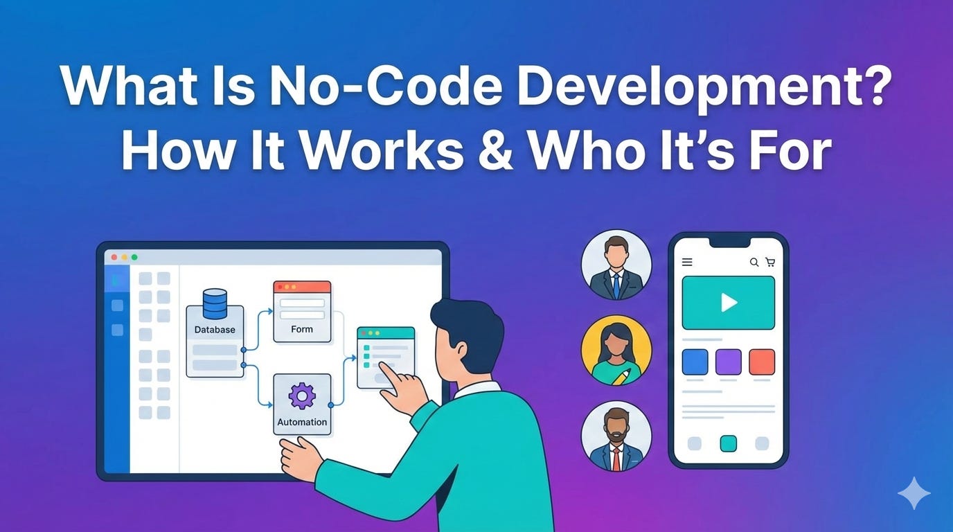 What Is No-Code Development? How It Works & Who It’s For
