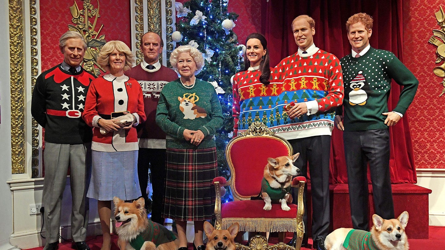 Madame Tussauds Put Christmas Jumpers On The Royal Family | Glamour UK