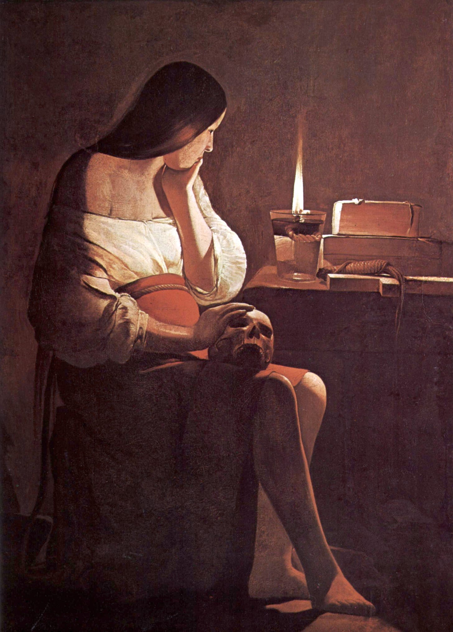 Georges de La Tour, Madeleine à la veilleuse (vers 1640) Georges de La Tour, Madeleine à la veilleuse (vers 1640)