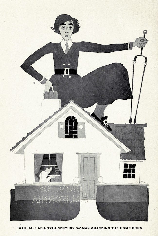 Woman Standing on Top of a House with a Hand on Her Hip Woman Standing on Top of a House with a Hand on Her Hip