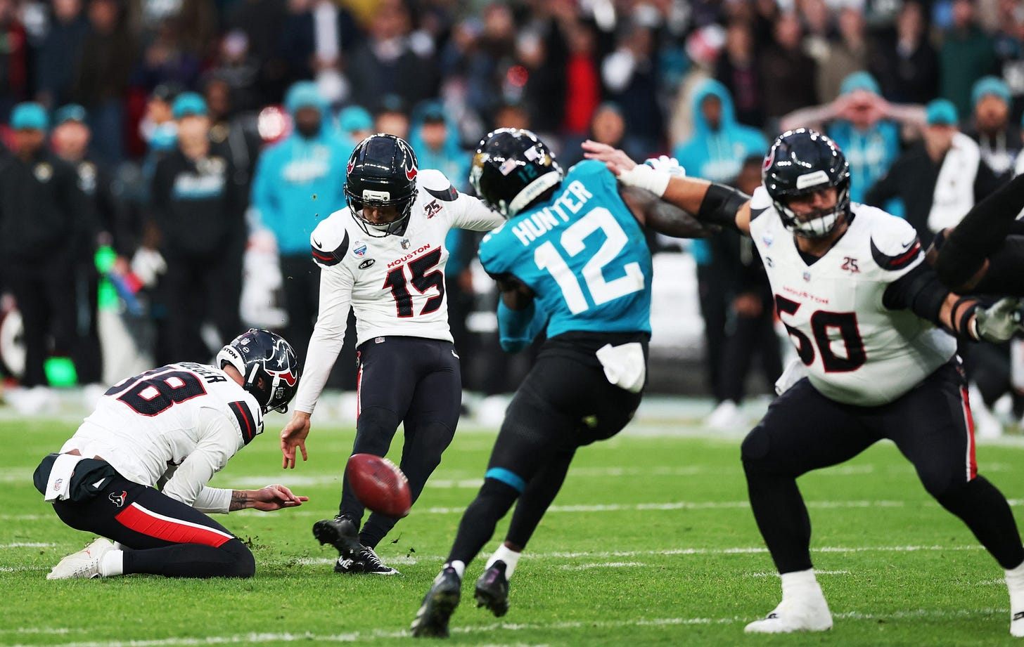 Jaguars Fall Short on Texans' Late Field Goal in London - WRUF 98.1 FM | 850 AM | 103.7 HD2 ESPN Jaguars Fall Short on Texans' Late Field Goal in London - WRUF 98.1 FM | 850 AM | 103.7 HD2 ESPN