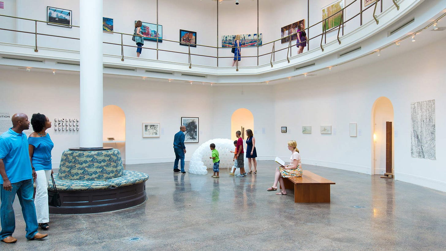 Una sala del Woodmere Art Museum
