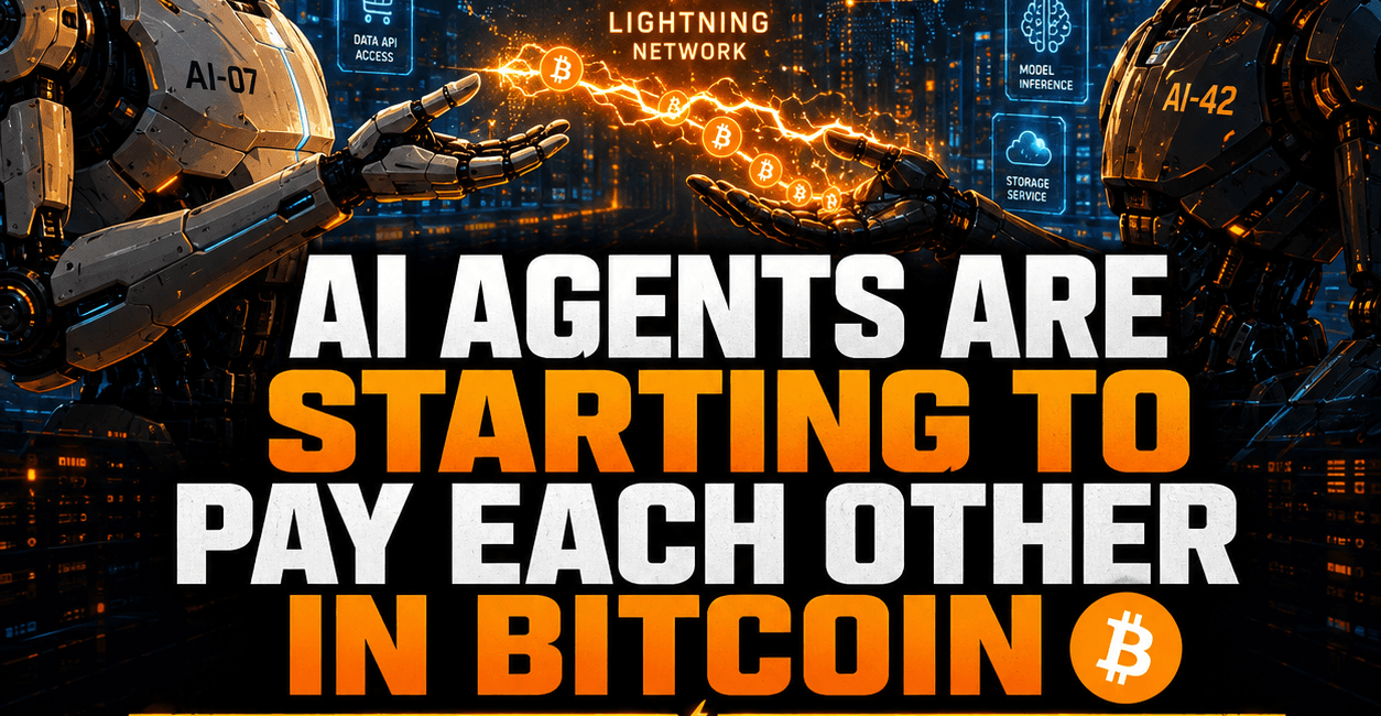 AI Agents Are Starting to Pay Each Other in Bitcoin: Lightning's Machine Economy Has Arrived.