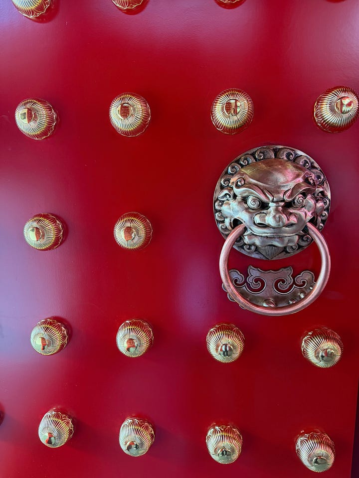 pictures from a Buddhist temple in Singapore