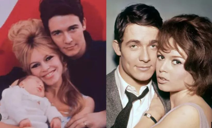 bridgette bardot, motherhood, mother, Jacques Charrier, Nicolas Charrier, fame, old hollywood scandals, old hollywood gossip, old hollywood myths