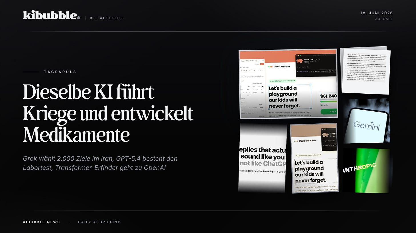 Wenn dieselbe KI Kriege führt und Medikamente entwickelt