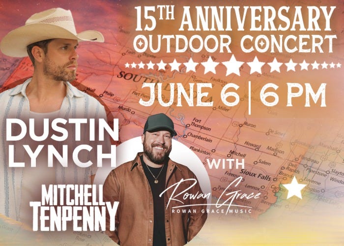 Dustin Lynch W/ Mitchell Tenpenny and Rowan Grace