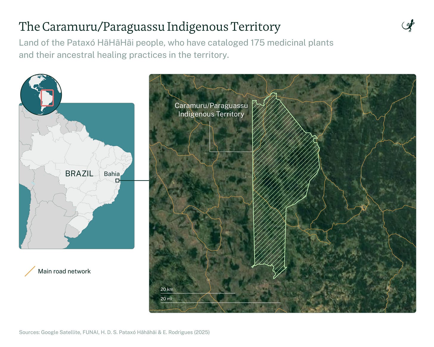 Camaruru/Paraguassu Indigenous Territory map