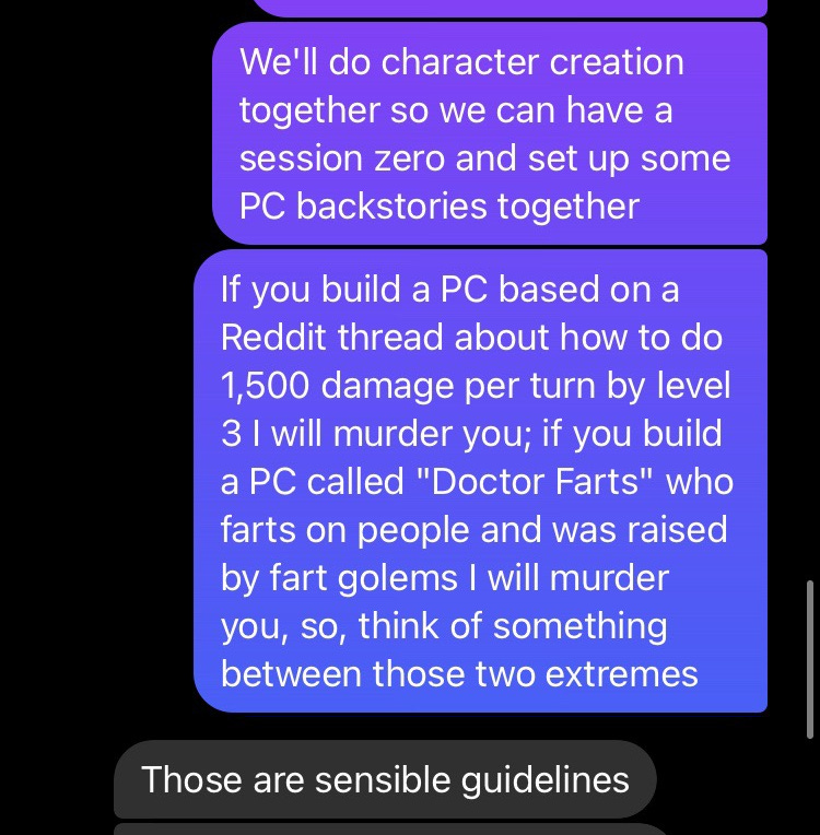 As a DM, it's important to give your players easy-to-follow guidelines :  r/dndmemes