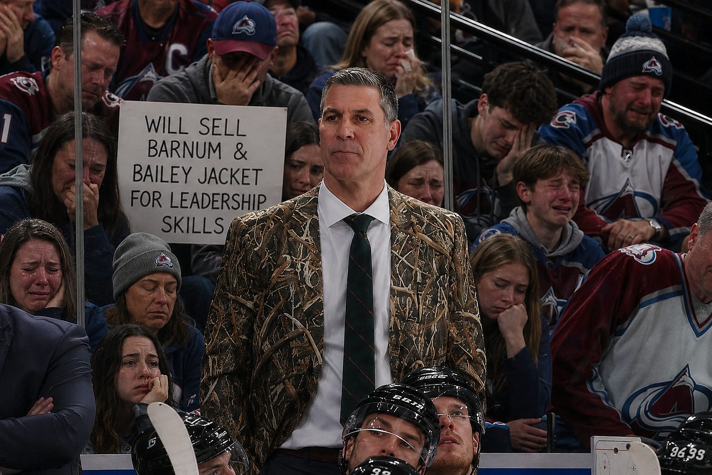 Bednar's Colorado Clown Show: Colorado blows a 3-0 lead as Vegas takes a 3-0 series lead, exposing Jared Bednar’s playoff leadership crisis.