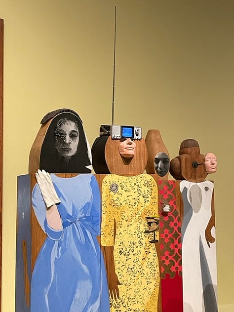 Exposition de Marisol, musées des beaux-arts de Montréal.