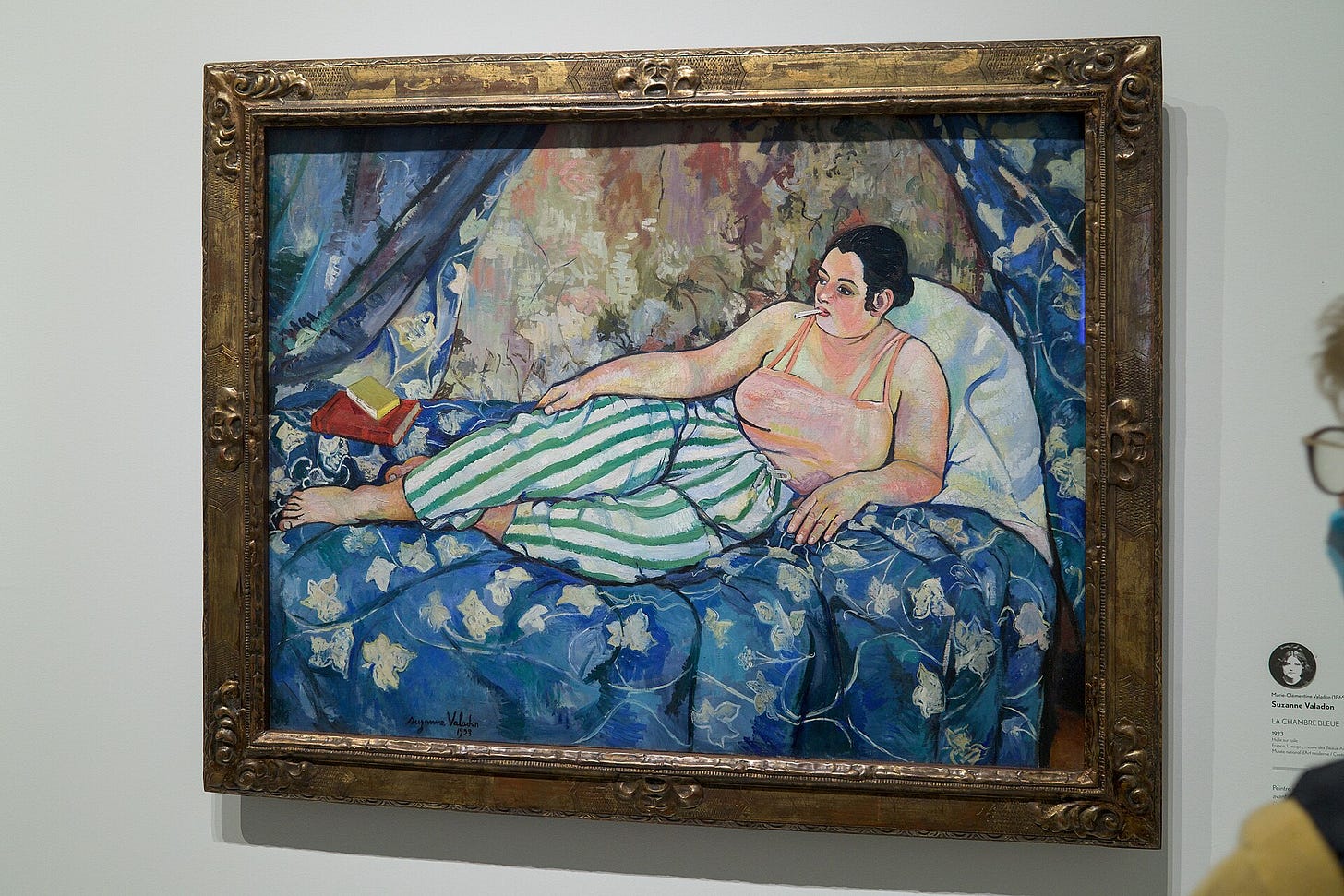 Suzanne Valadon, The Blue Room, 1923. Centre Pompidou, Paris. Suzanne Valadon, The Blue Room, 1923. Centre Pompidou, Paris.