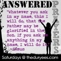Answered Prayers Button