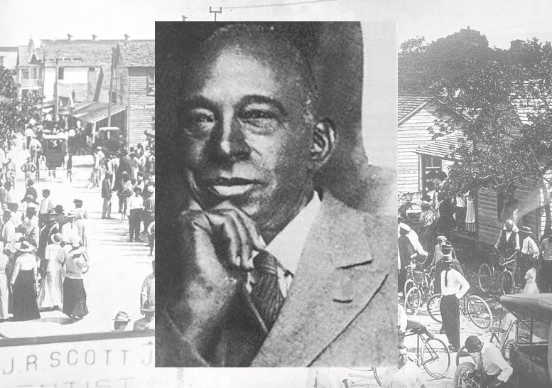 Cover: Richard E.S. Toomey superimposed on Overtown, aka Colored Town, in 1915. Cover: Richard E.S. Toomey superimposed on Overtown, aka Colored Town, in 1915.
