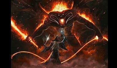 Image result for gandalf battling balrog
