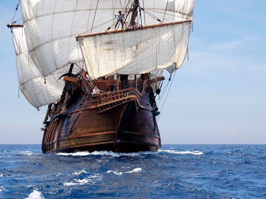 Sail a 17th century Spanish galleon