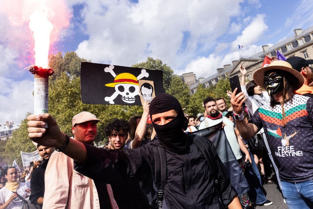 One Piece flag: Indonesia and Nepal's Gen Z protesters are uniting behind a  manga pirate symbol | CNN
