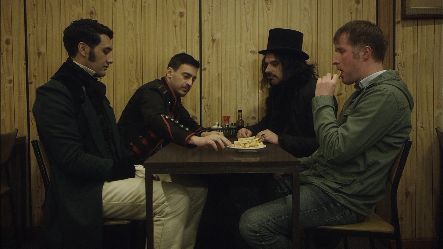 What we do in the shadows (2014), in the chips scene none of the vampires  have a reflection on the table : r/MovieDetails