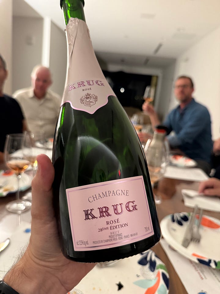 Champagne tasting