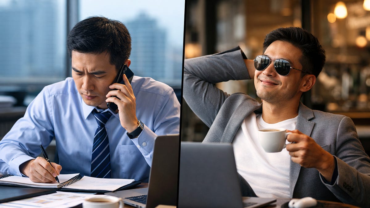 一天拜訪4個客戶的他,為什麼輸給每天4點下班的他?