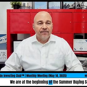 Watch: May 2025 Monthly Meeting Of Miami Condo Investing Club™ 