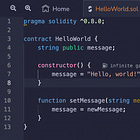 Write your first Smart Contract in 3 minutes