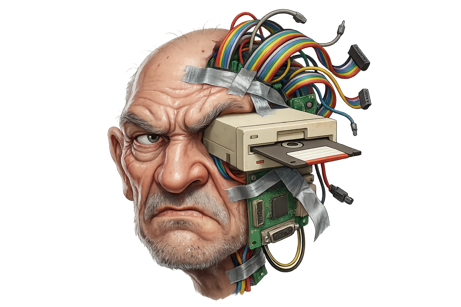 We Blew Apart the Acrid Automation Head Using AI Prompts (And Then Animated It)