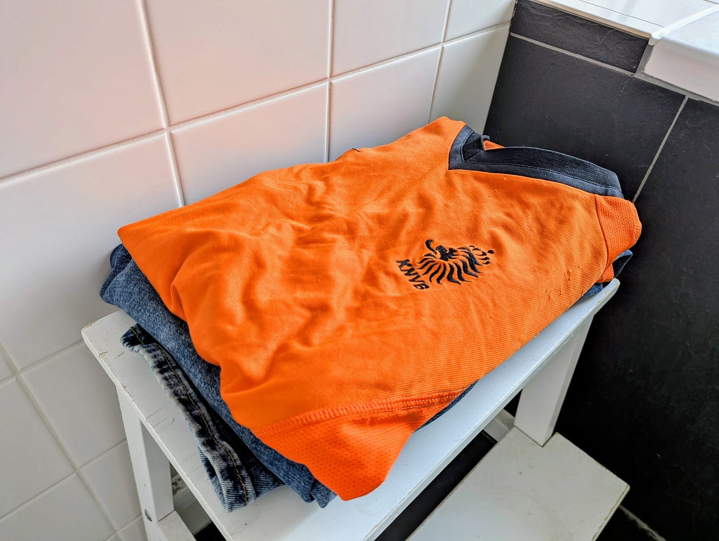 Het shirt lag al klaar