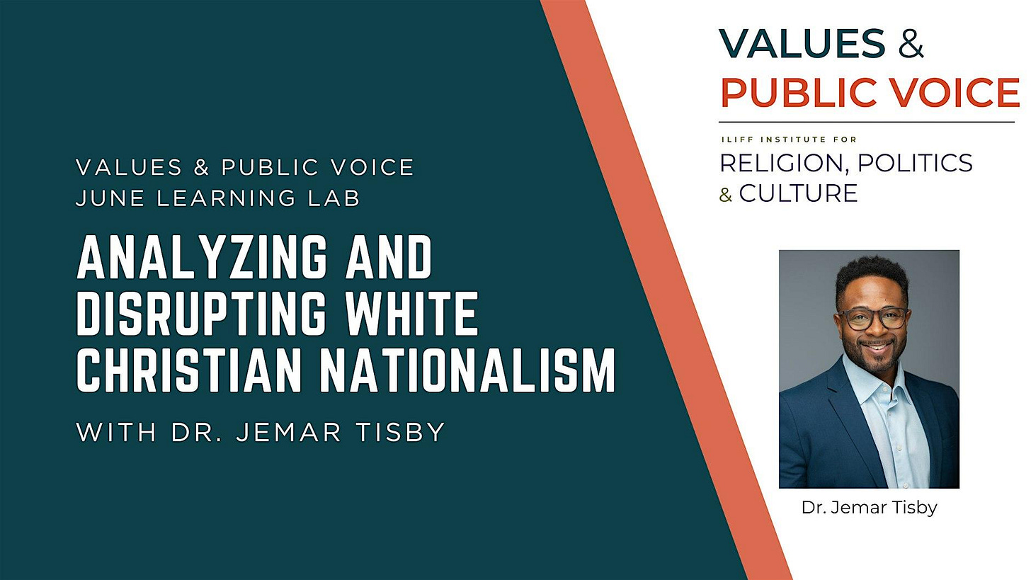 Analyzing and Disrupting White Christian Nationalism