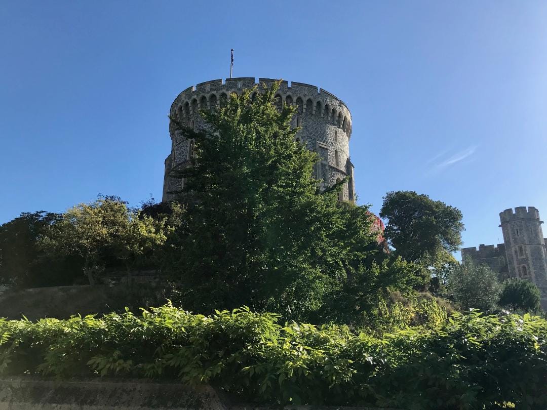 Inside the Round Tower at Windsor Castle