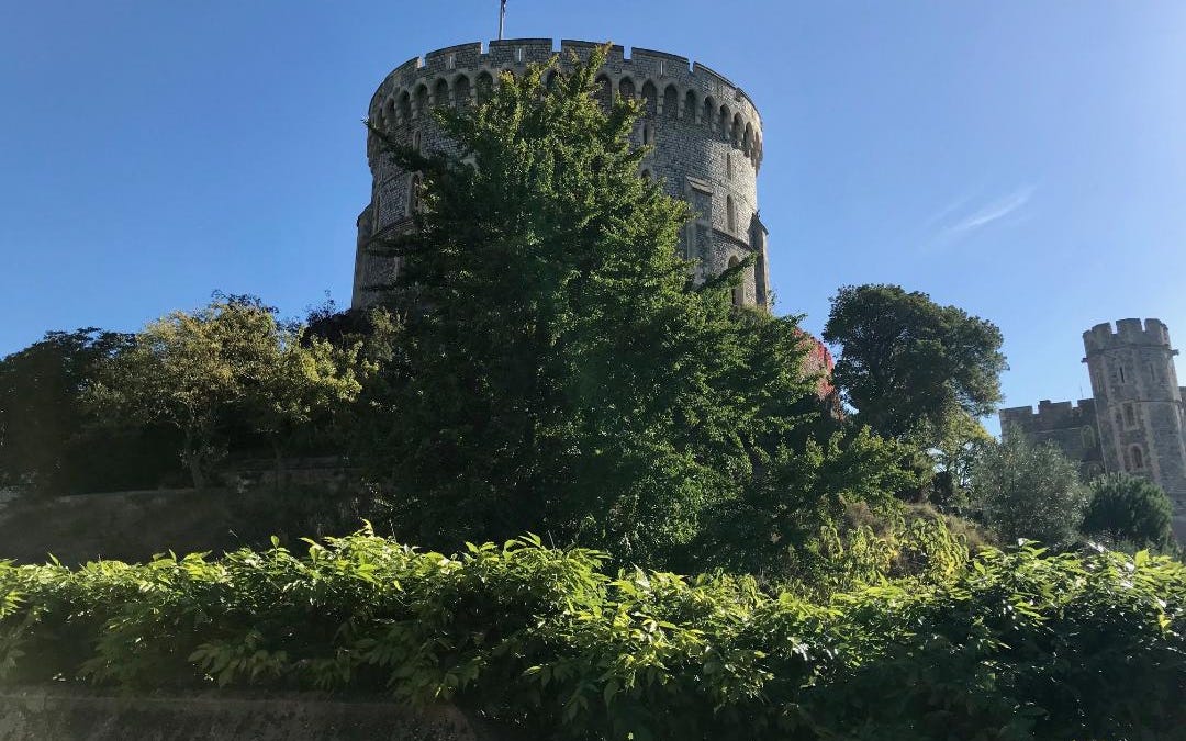 Inside the Round Tower at Windsor Castle