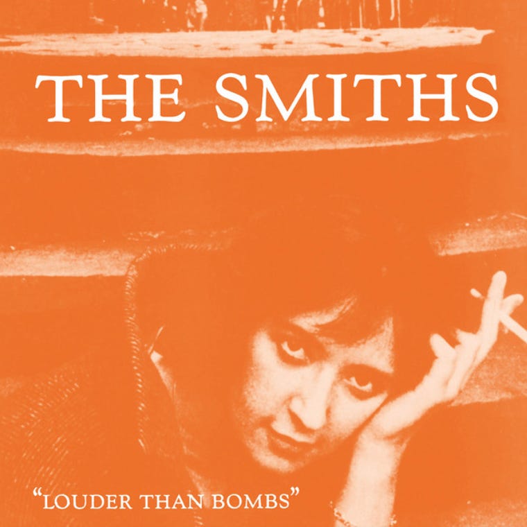 The Smiths "Louder Than Bombs" album art The Smiths "Louder Than Bombs" album art