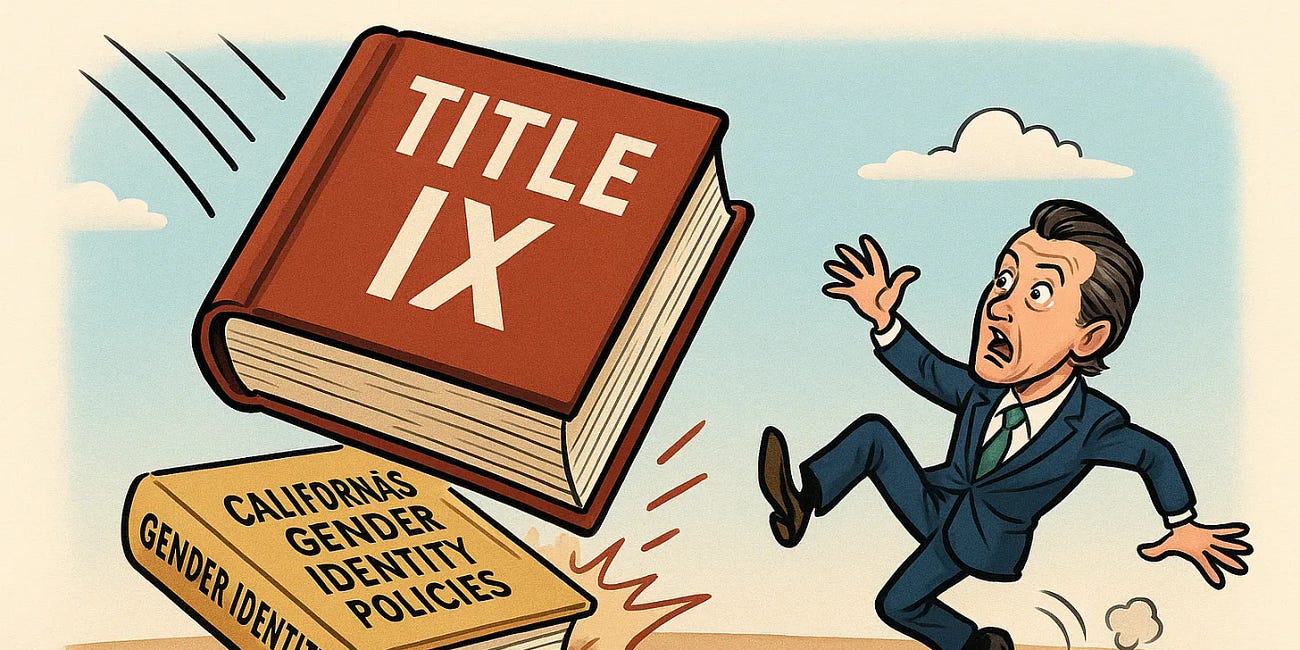 Breaking News: Justice Department Challenges California’s Attempt to Keep Biological Boys In Girls Sports