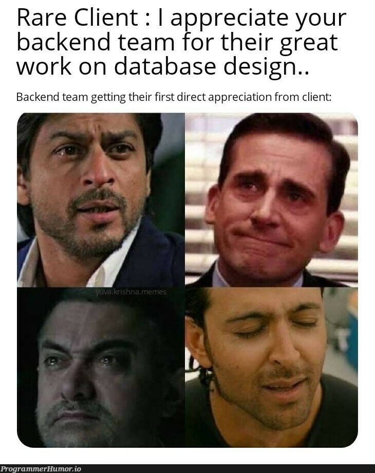 Why should UI guys get all the fun.. – ProgrammerHumor.io