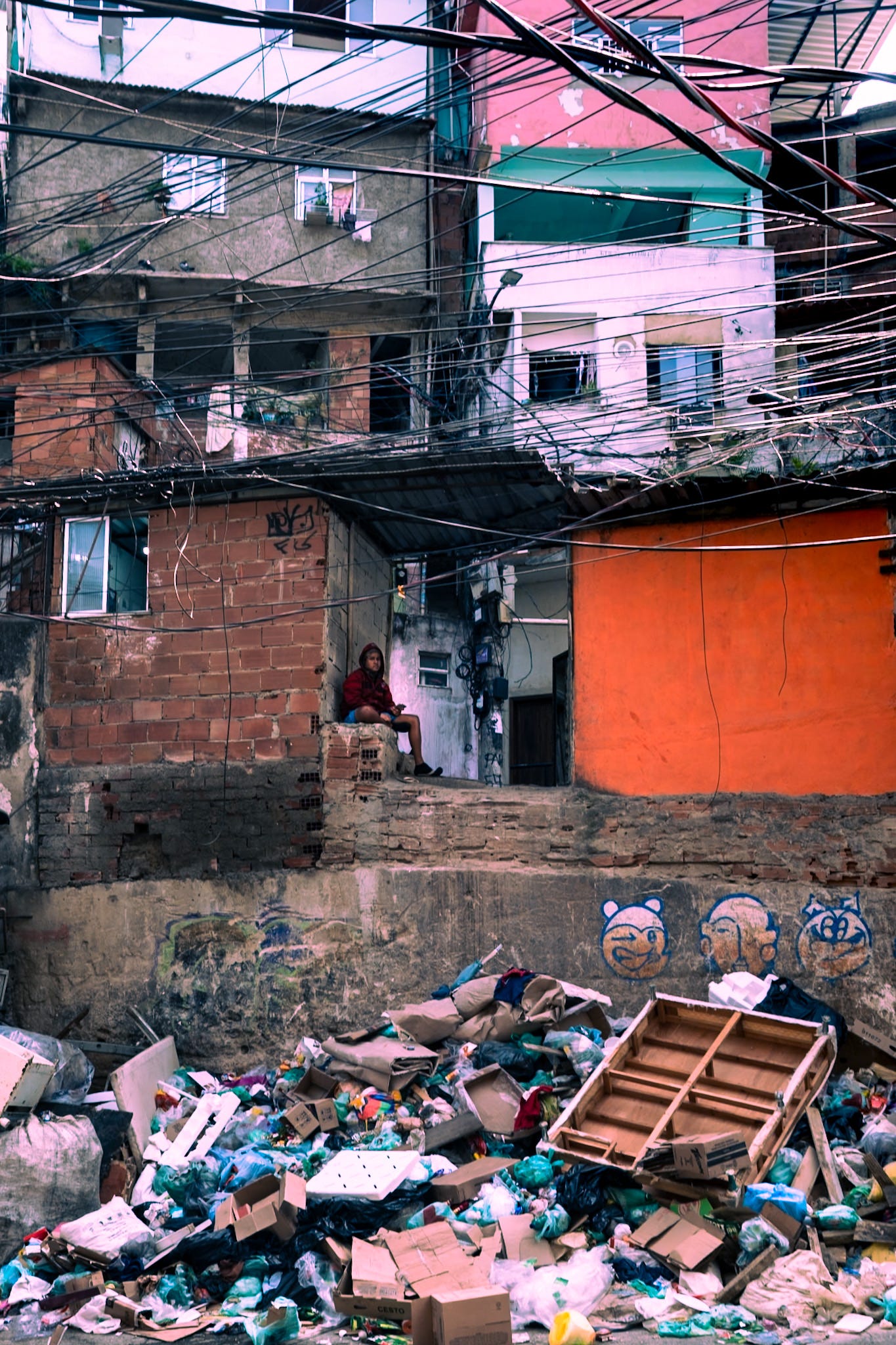 Trash collection point