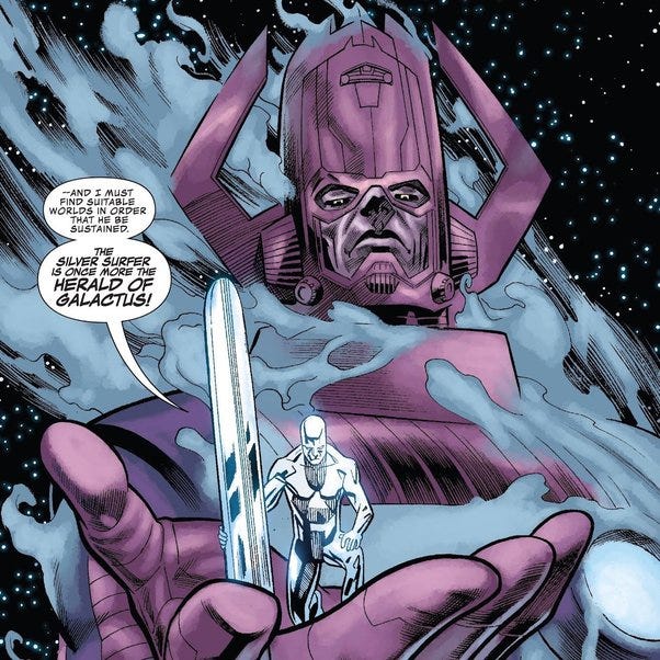 Why Silver Surfer and Galactus are so acclaimed by fans? - Quora