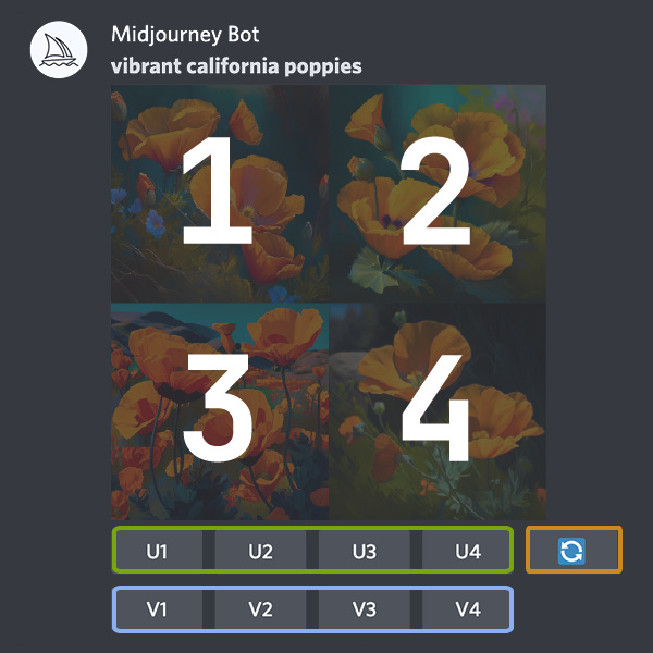 midjourney interface