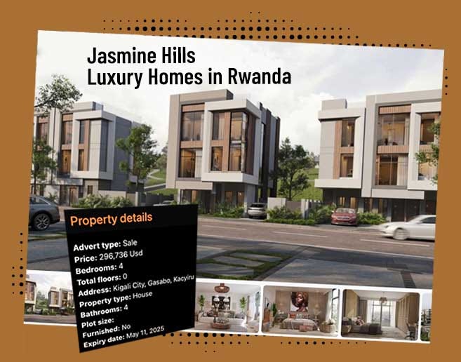 Luxury, high tech homes in Rwanda.