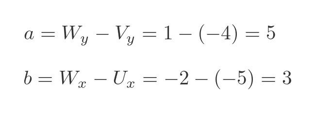 Distance between two points