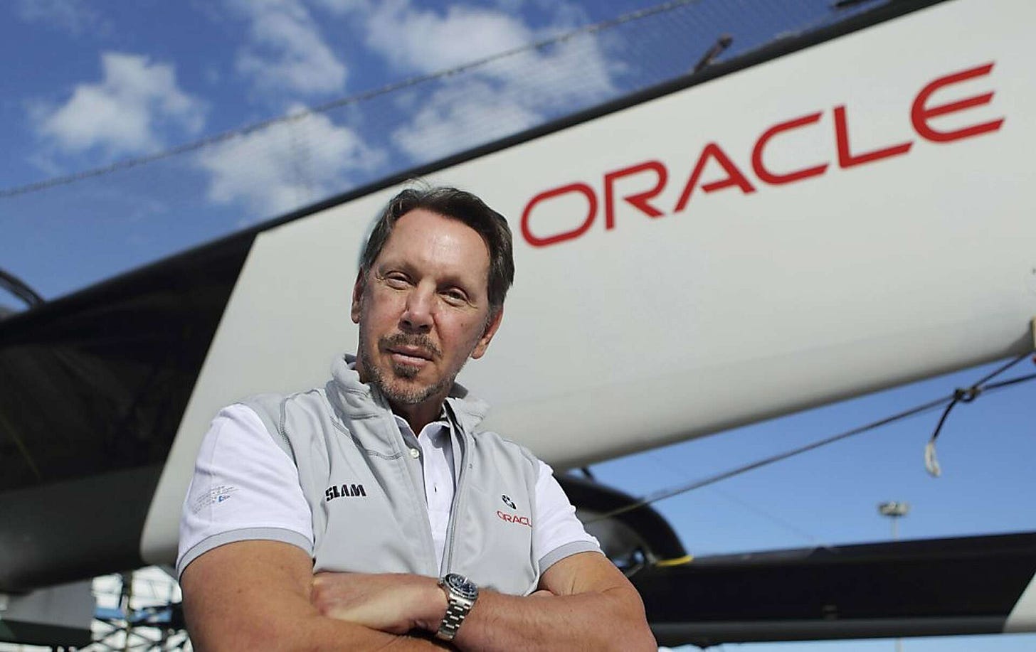 Larry Ellison plays hardball in business, at sea
