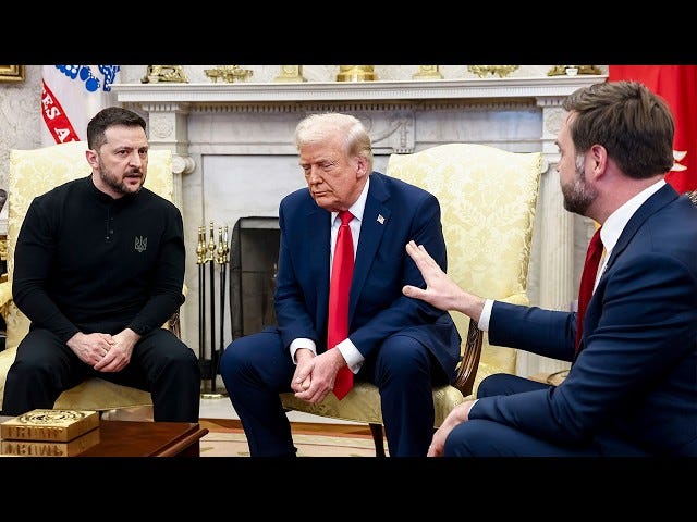 Trump-Zelenskyy meeting: Vance asks, 'Have you said thank you once?' [RAW]  - YouTube