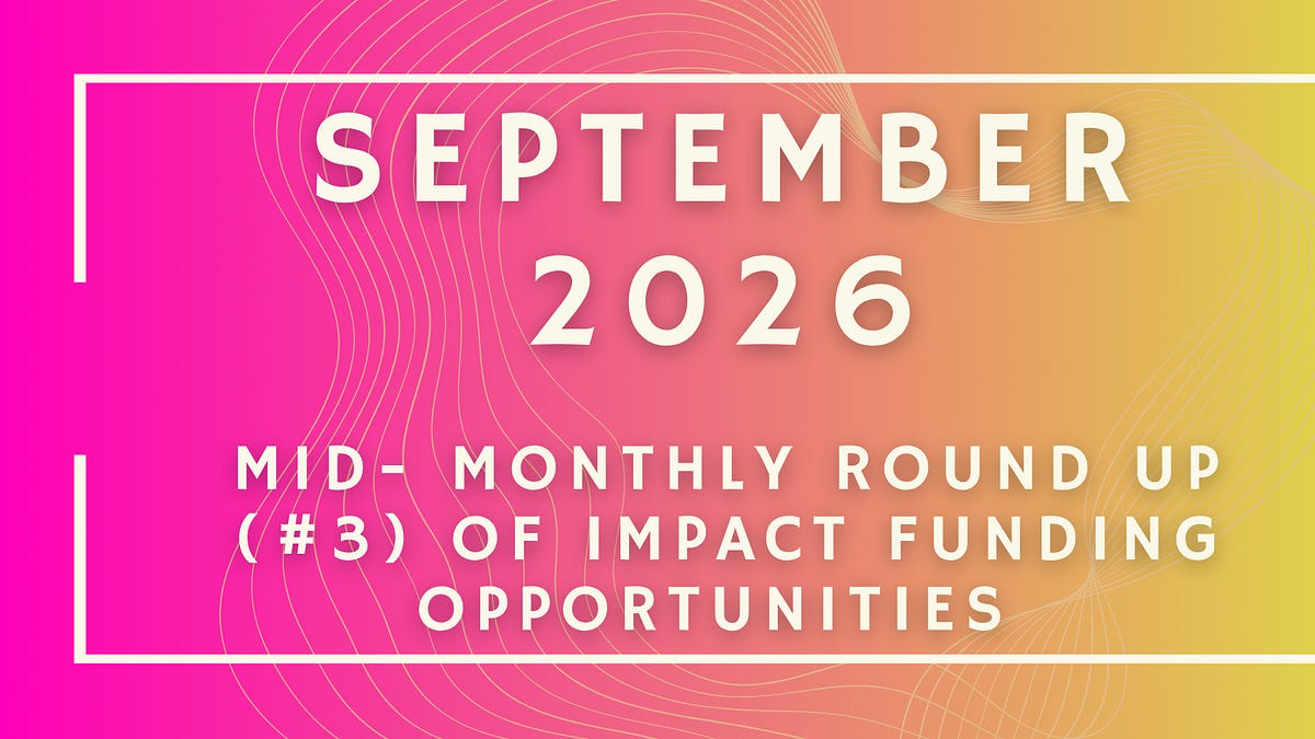 Impact Funding Update Launches 68 New Global Grants Totaling 152M