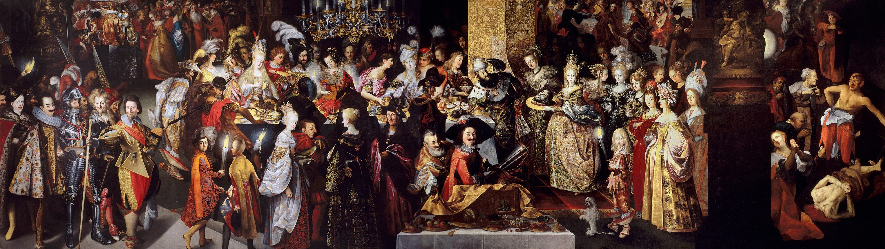Bartlomiej Strobel, “Feast of Herod with the Beheading of St. John the Baptist,” ca. 1630-1633