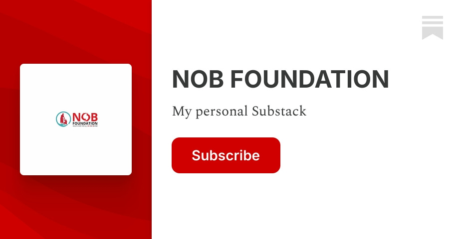 Nob Writing NOB FOUNDATION | Substack