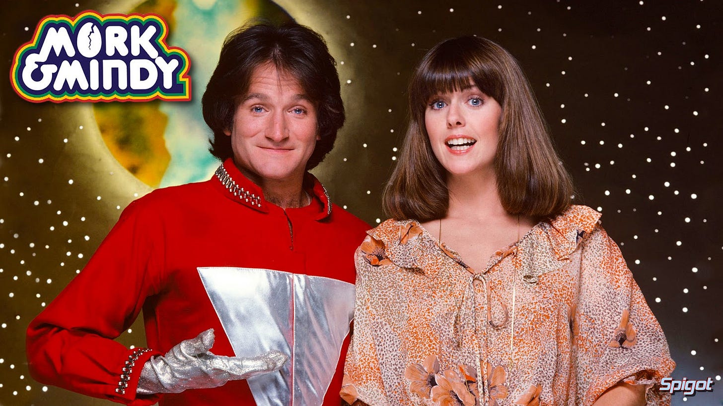 LE PLEIN DE SUPER: ROBIN WILLIAMS - les débuts - Mork and Mindy