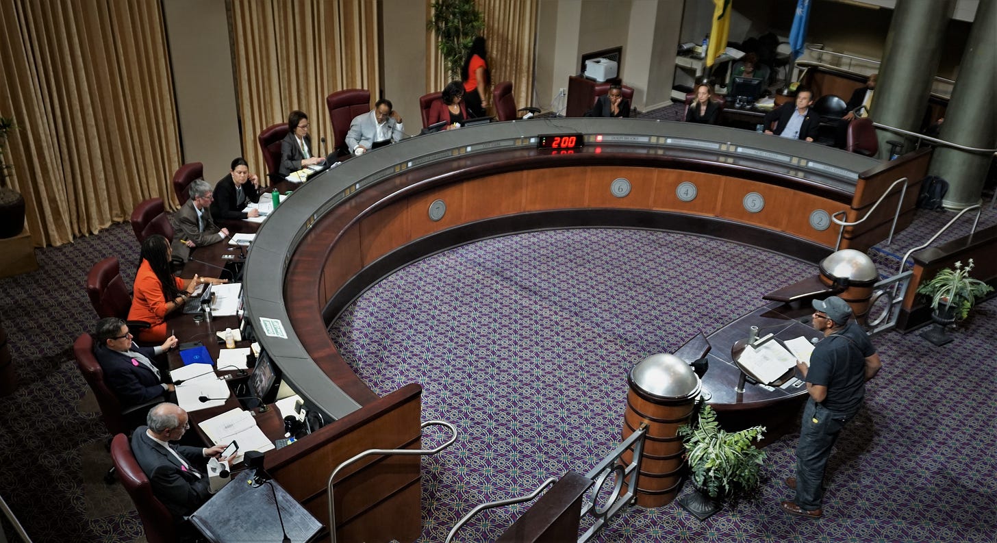 City Council Chamber. Oakland, California. (Image source: City of Oakland)