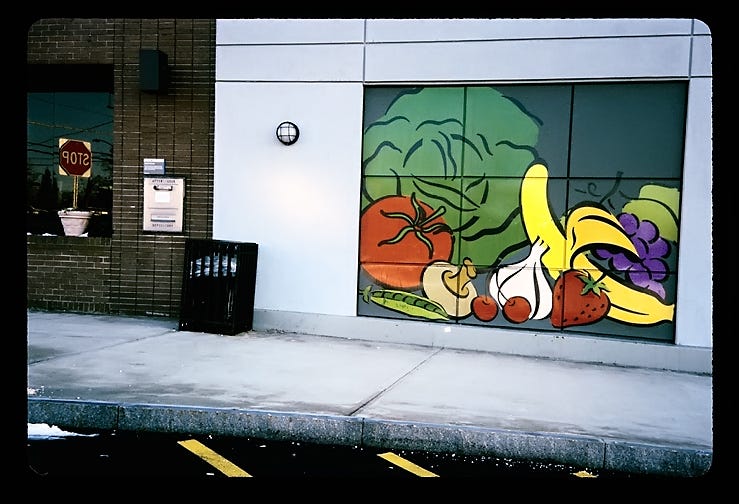supermarket mural, Rye Brook, NY